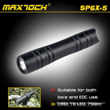 Maxtoch SP6X-5 CREE XML T6 alumínio Mini pequena lanterna